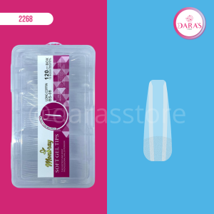 UÑAS JELLY MONBRAY 120PIEZAS LONG COFFIN NO.BS-08