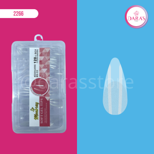 UÑAS JELLY MONBRAY 120PIEZAS MEDIUM ALMOND NO.BS-03
