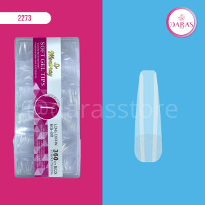 UÑAS JELLY MONBRAY 360PIEZAS LONG COFFIN NO.BS-08