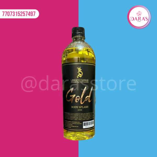 BODY SPLASH CINCO ESTRELLAS 1LITRO AFTER SHAVE GOLD