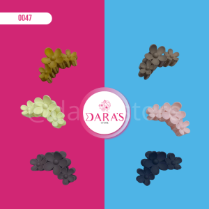 GANCHETA DE CABELLO NO.23 FLOR MATTE