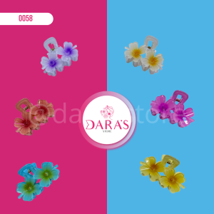 GANCHETA DE CABELLO NO.44 FLOR BRILLANTE