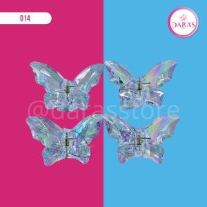 GANCHETA DE CABELLO NO.H553 MARIPOSA TORNASOL