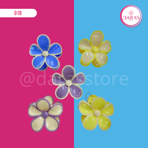 GANCHETA DE CABELLO NO.H596 FLOR MATTE