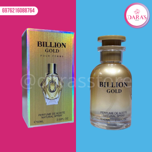 PERFUME EN ACEITE KISS RAVEY 60ML BILLION GOLD NO.V-234