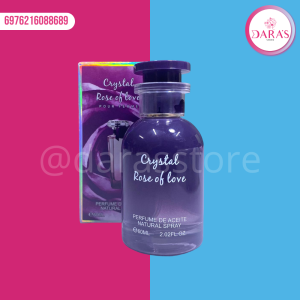 PERFUME EN ACEITE KISS RAVEY 60ML CRYSTAL ROSE OF LOVE