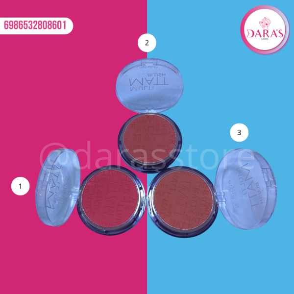RUBOR OVERTURE 12GR COMPACTO MULTI MATT 2 EN 1 NO.OTS086 - Imagen 2