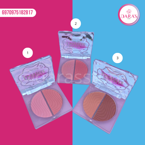 RUBOR SEVENCOOL 6.8GR COMPACTO BLUSHER DONUT NO.7973A - Imagen 2