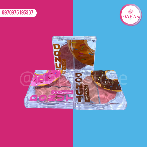 RUBOR SEVENCOOL 9.6GR COMPACTO DONUT BLUSH NO.7968A