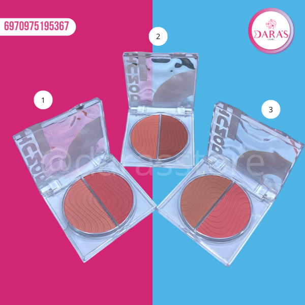 RUBOR SEVENCOOL 9.6GR COMPACTO DONUT BLUSH NO.7968A - Imagen 2