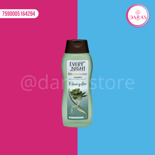 SHAMPOO EVERY NIGHT 210ML TE VERDE Y ALOE