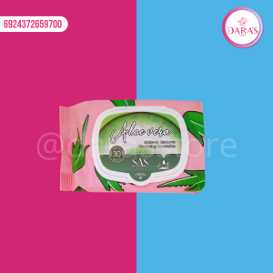 TOALLAS SAS 30PIEZAS DESMAQUILLANTE ALOE VERA NO.SAH006