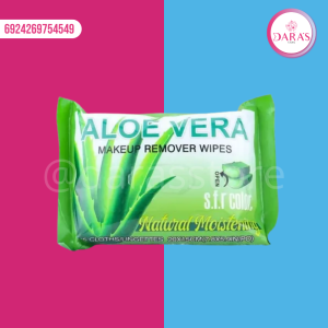 TOALLAS SFR COLOR 20PIEZAS DESMAQUILLANTE ALOE VERA NO.5454