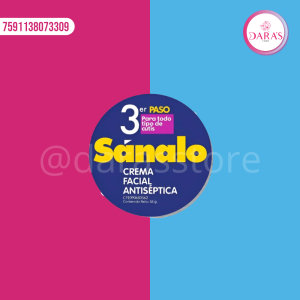 CREMA SANALO 55GR FACIAL ANTISEPTICA PASO 3