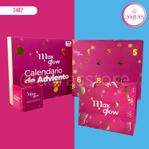 ESMALTE MAXGLOW 10ML COLECCION CALENDARIO DE ADVIENTO NAILS