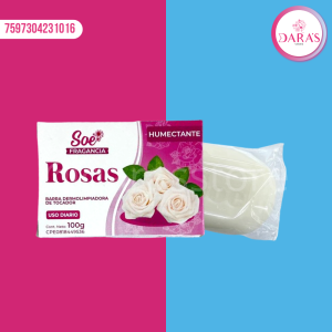 JABON SOE 100GR FACIAL ROSAS DERMOLIMPIADORA