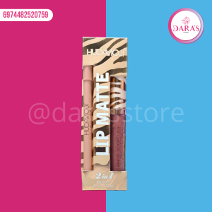 LABIAL HUDAVIOJI 1.1GR+4ML LIQUIDO LIP MATTE LINER Y GLOSS 2 EN 1 NO.SS-027B