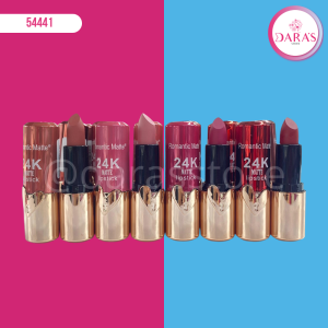 LABIAL ROMANTIC MATTE EN BARRA 24K LIPSTICK NO.RY-5143