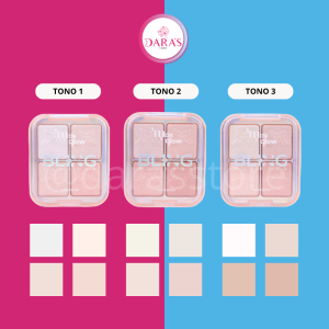 PALETA MAXGLOW 10GR NO.01 ILUMINADOR BLING BLING PALETTE