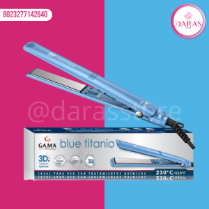 PLANCHA GAMA 230C/450F BLUE TITANIO ULTRA ION