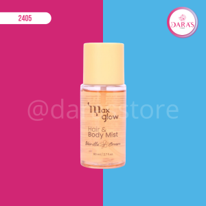 SPLASH MAXGLOW 80ML VAINILLA CREAM HAIR Y BODY MIST