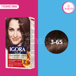 TINTE IGORA VITAL 50ML 3-65 CAFE MOCA OSCURO