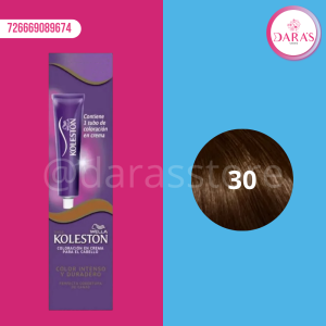 TINTE KOLESTON 50GR 30 CASTAÑO OSCURO