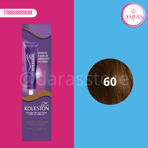 TINTE KOLESTON 50GR 60 RUBIO OSCURO