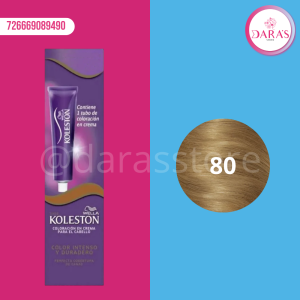 TINTE KOLESTON 50GR 80 RUBIO CLARO