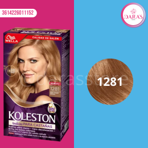 TINTE KOLESTON 50GR KIT 1281 RUBIO DORADO ESPECIAL