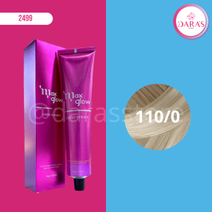 TINTE MAXGLOW 100GR 110/0 RUBIO PERLA PLATEADO