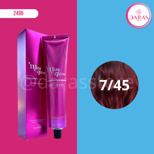 TINTE MAXGLOW 100GR 7/45 CAOBA ROJIZO