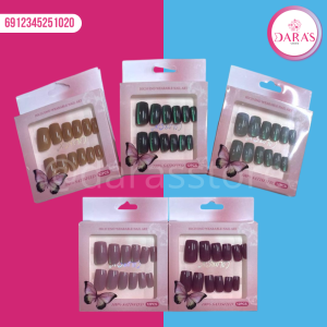 UÑAS COLORSIX PRESS ON NAIL ART CUADRADA NO.COX2510-2