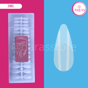 UÑAS JELLY MAXGLOW 300PIEZAS ALMOND SOFT JELLY TIPS
