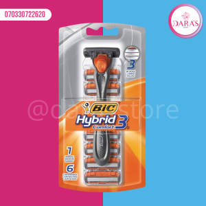 AFEITADORA BIC COMFORT HYBRID HOMBRE 6 CARTUCHOS