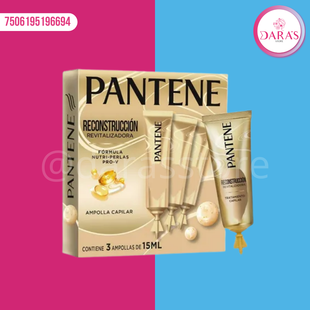 AMPOLLA PANTENE 15ML 03PIEZAS RECONSTRUCCION REVITALIZADORA