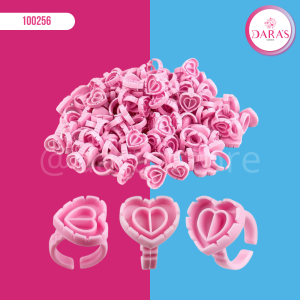 ANILLO PARA PEGA DE PESTAÑAS CORAZON PAQUETE