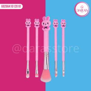 BROCHA DE MAQUILLAJE 05PIEZAS KISS LOVELY RABBIT NO.SZ1201
