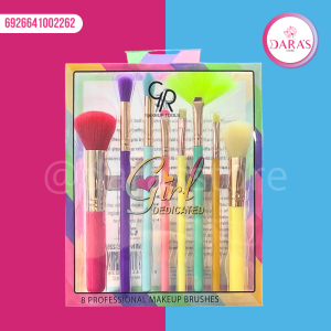 BROCHA DE MAQUILLAJE 08PIEZAS 9R GIRL DEDICATED NO.SZ-226