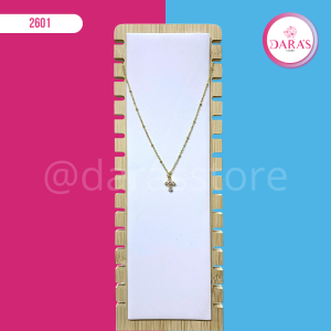 COLLAR DIJE CRUZ DE CRISTAL (CADENA)