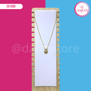 COLLAR DIJE PERLA CON SEPARADOR (CADENA)