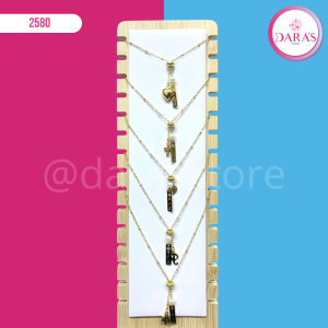 COLLAR STAINLESS STEEL CORBATIN Y PERLA (CADENA)