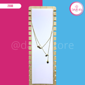 COLLAR STAINLESS STEEL DOBLE DIJE (CADENA)