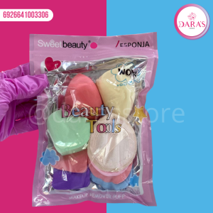 ESPONJA DE MAQUILLAJE 09PIEZAS SWEET BEAUTY TOOLS NO.BX330
