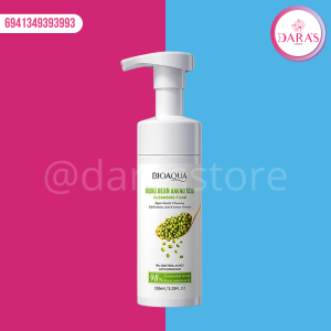 ESPUMA BIOAQUA 150GR FACIAL MUNG BEAN AMINO ACIDO