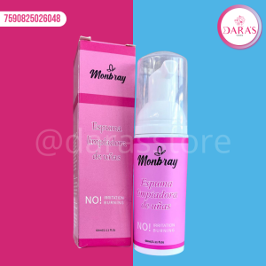 ESPUMA MONBRAY 60ML LIMPIADORA DE UÑAS NO.MO-2604