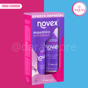 KIT NOVEX 100GR ACIDO HIALURONICO SHAMPOO + MASCARILLA