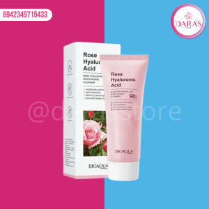 LIMPIADOR BIOAQUA 100GR ROSE ACIDO HIALURONICO