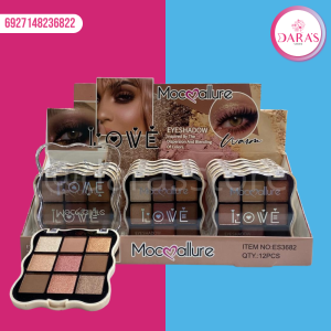 PALETA DE SOMBRA 09TONOS MOCMALLURE 12GR LOVE WARM NO.ES3662
