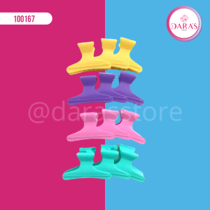 PINZA DE CABELLO DE COLORES PAQUETE